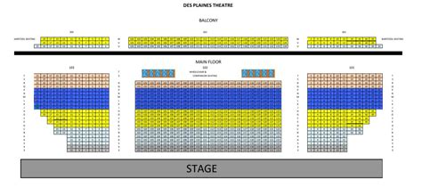 For fans. . Des plaines theater capacity